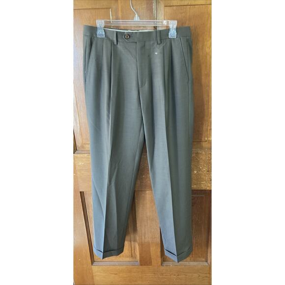 Lauren Ralph Lauren Wool 2-Piece Suit Sz 38R 32x31 Trousers Taupe business - Picture 4 of 16